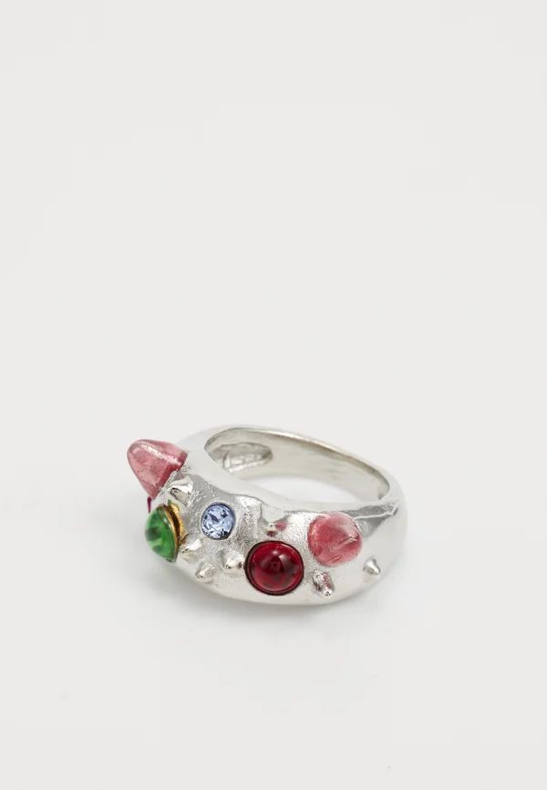 DEMI ALIEN - Ring - silver-coloured/multi-coloured