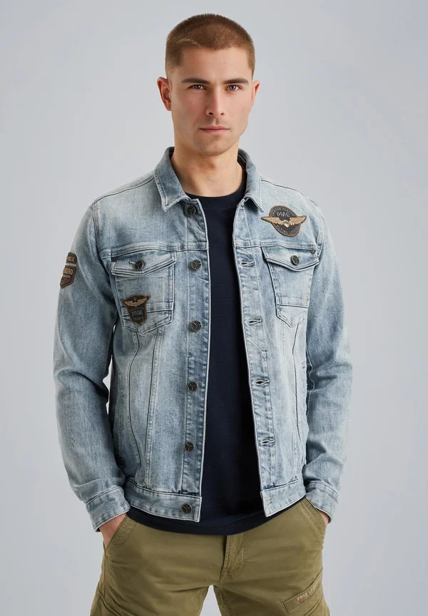 DENIM JACKET - Jeansjacke - sun burst wash