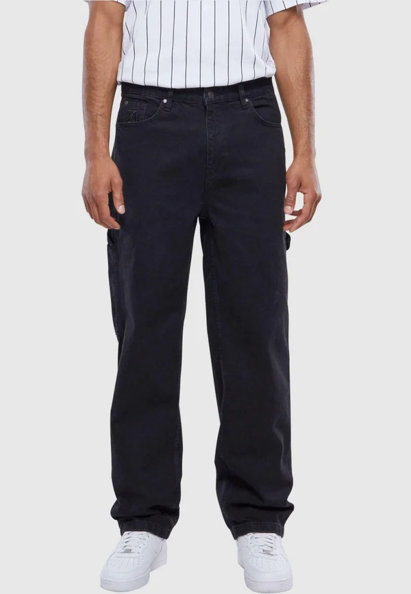 DENIM - Jeans Straight Leg - black washed
