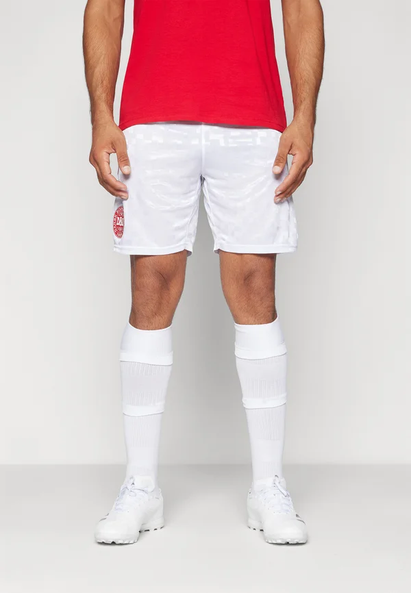 DENMARK HOME SHORTS - Kurze Sporthose - white/tango red