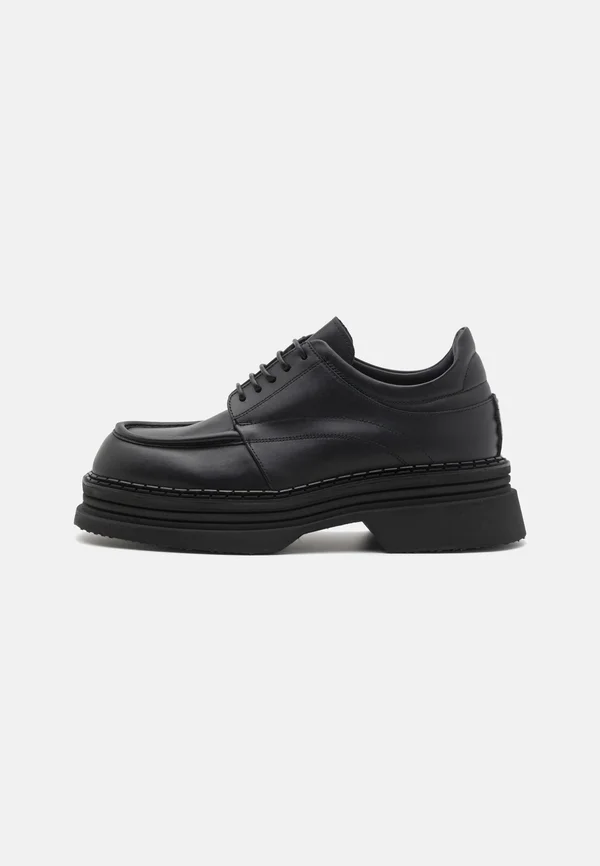 DERBY UNISEX - Schnürer - matt black
