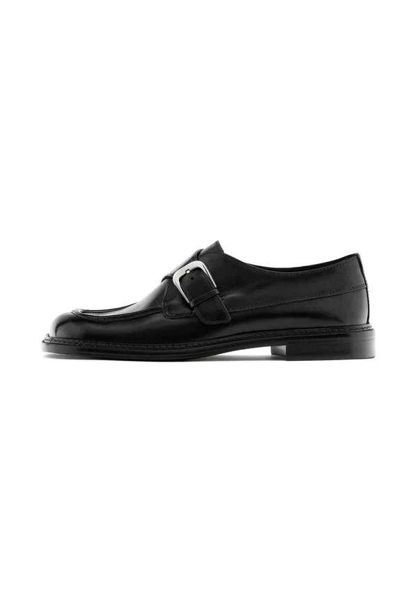 DERBY WITH BUCKLE - Slipper - black