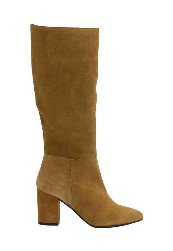 DERMA - High Heel Stiefel - cognac
