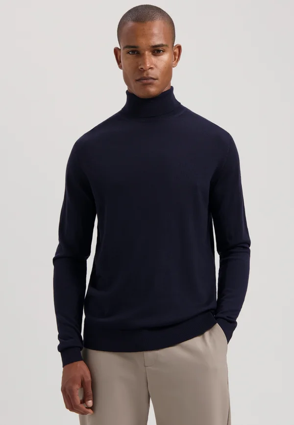 DESTIN TURTLE NECK  - Strickpullover - dk navy