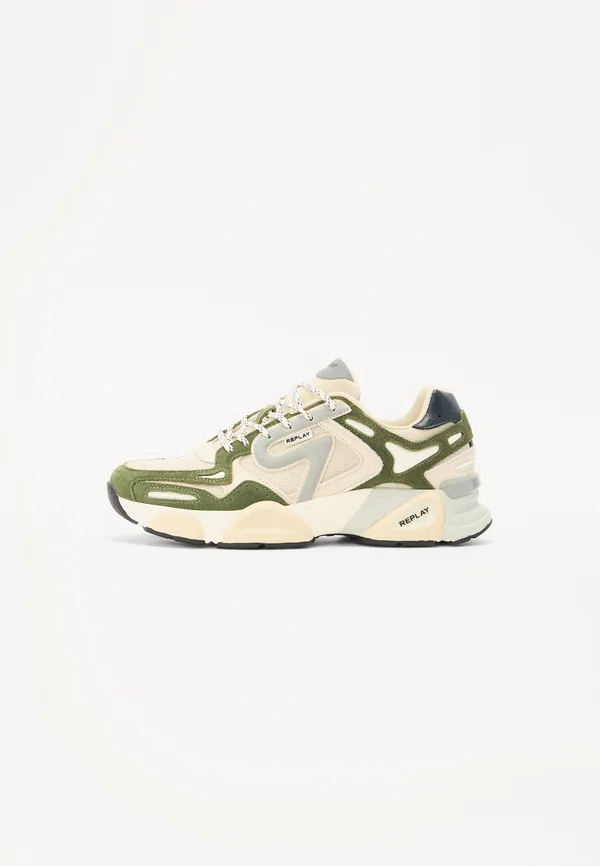 DESTINY CHROMATIC - Sneaker low - green/off white