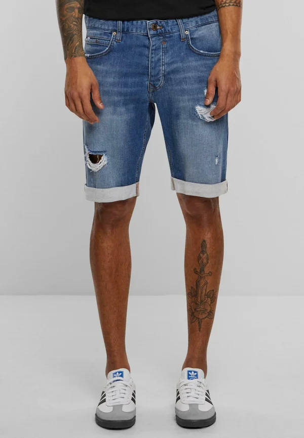DESTROYED  - Jeans Shorts - blue
