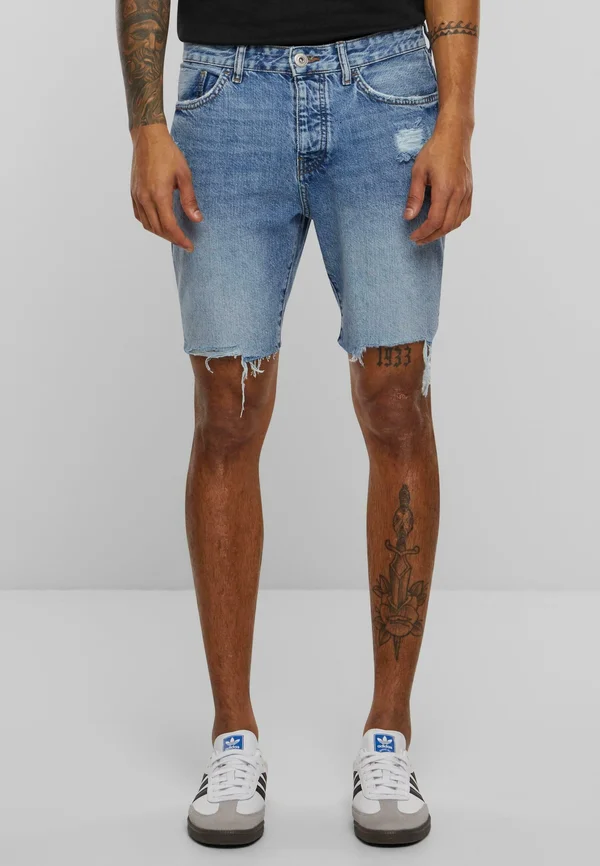 DESTROYED  - Jeans Shorts - blue