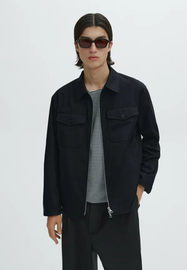 DETAIL POCKETS  - Leichte Jacke - dark blue