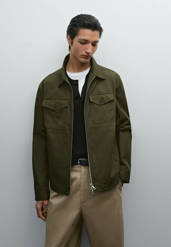 DETAIL POCKETS  - Leichte Jacke - dark green