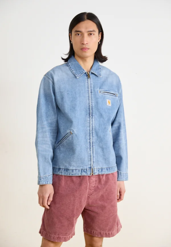 DETROIT JACKET - Jeansjacke - blue burst washed