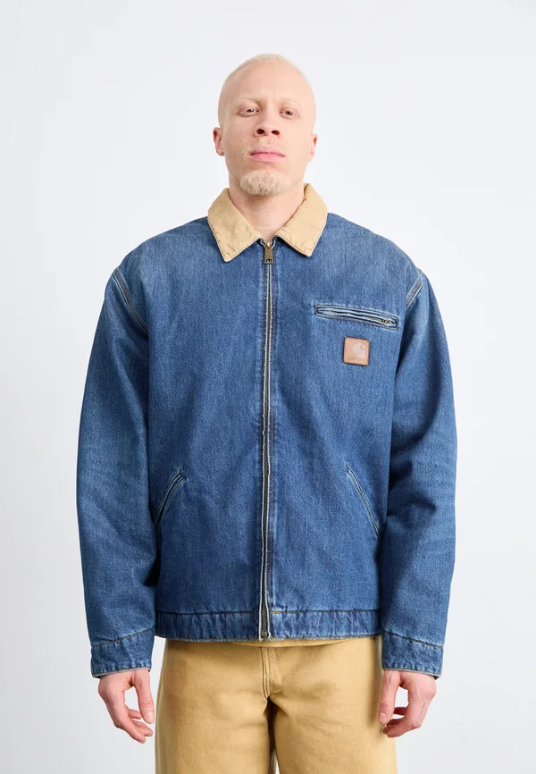 DETROIT JACKET SMITH  - Jeansjacke - blue/dusty brown