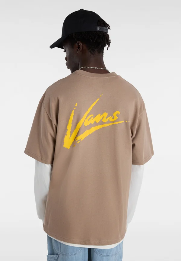 DETTORI   - T-Shirt print - desert taupe