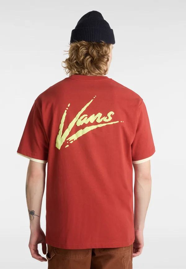 DETTORI   - T-Shirt print - red ochre