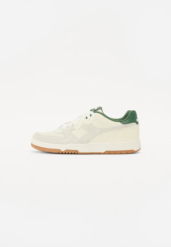 DEUCE HAIRY UNISEX - Sneaker low - white/fogliage green