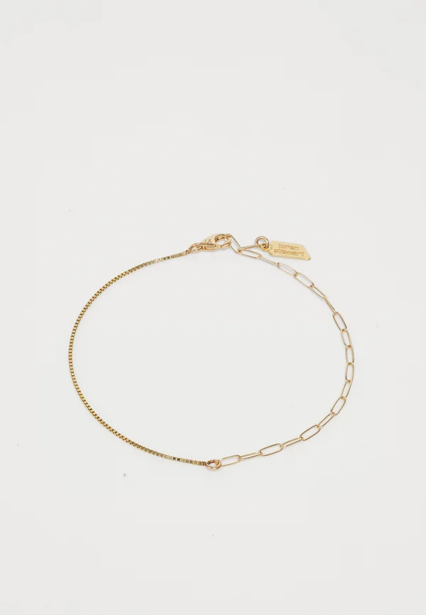 DEUX LINK CHAIN BRACELET - Armband - yellow gold-coloured