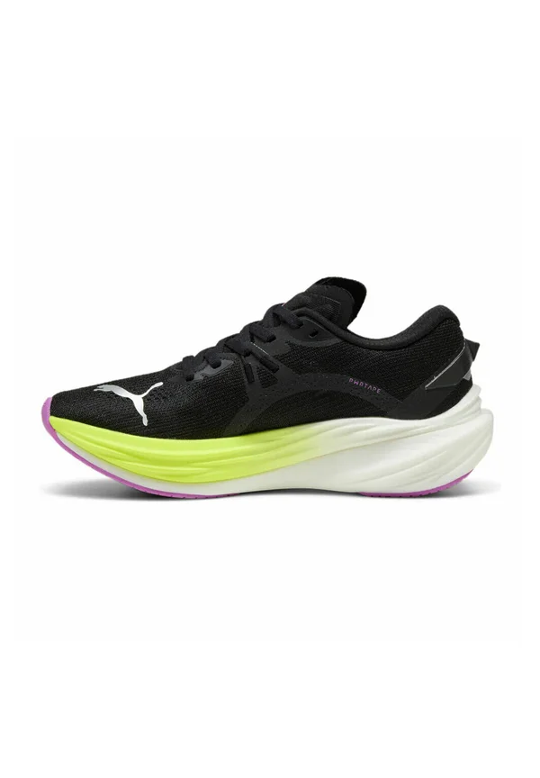 DEVIATE NITRO 3 - Laufschuh Straße - puma black yellow alert pure magenta