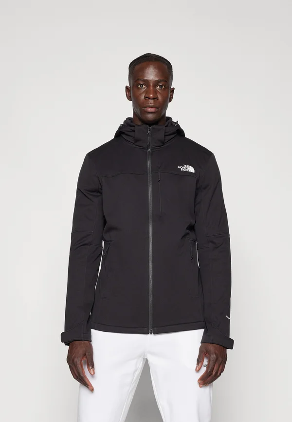 DIABLO SOFTSHELL DETACHABLE HOOD - Softshelljacke - black