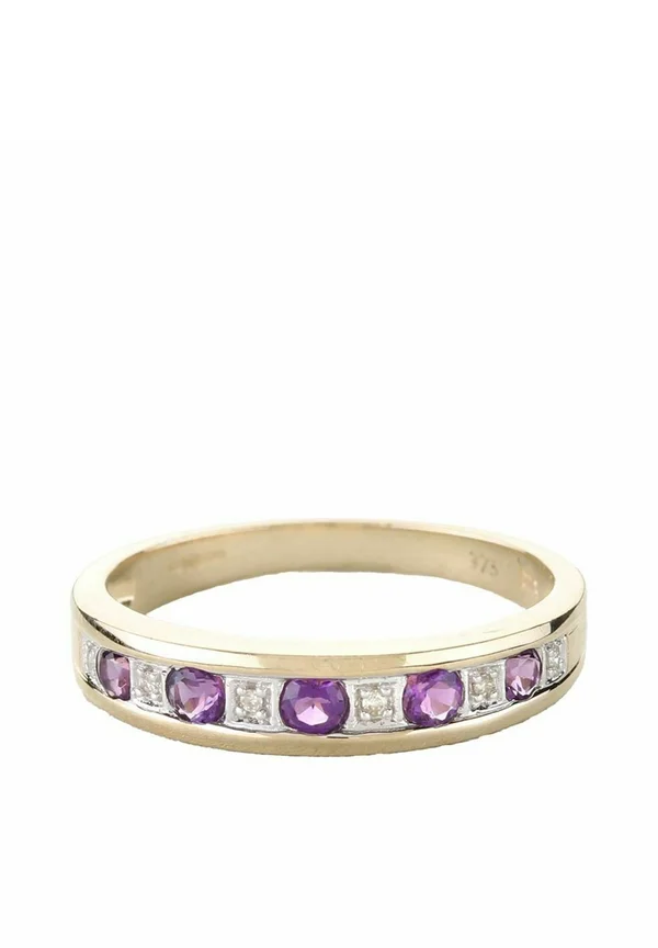 DIAMOND AND AMETHYST  - Ring - gold-coloured