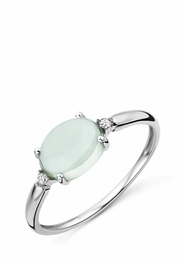 DIAMOND AND AMETHYST - Ring - white gold