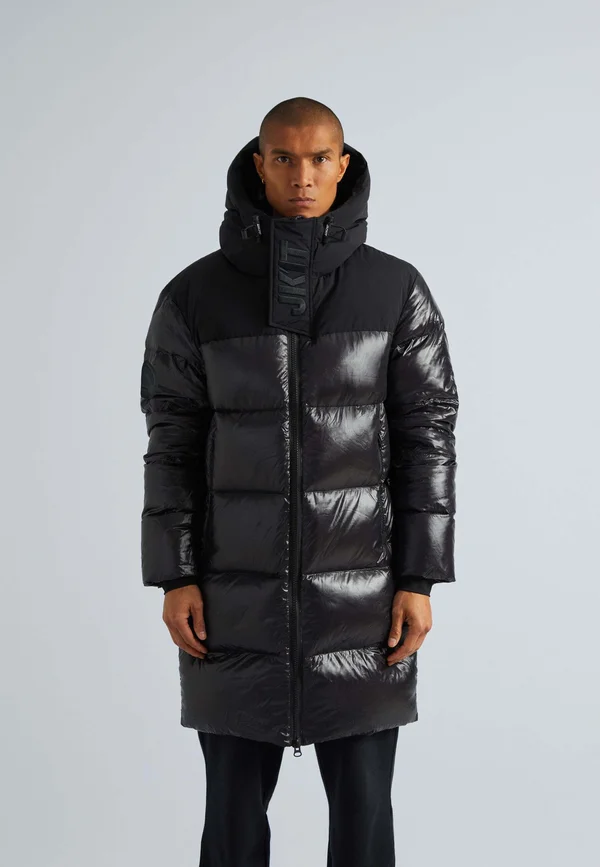 DIAMOND - Daunenmantel - black black tricolore