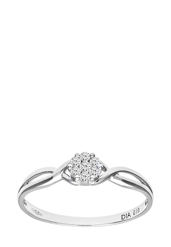 DIAMOND FANCY CLUSTER - Ring - white gold-coloured