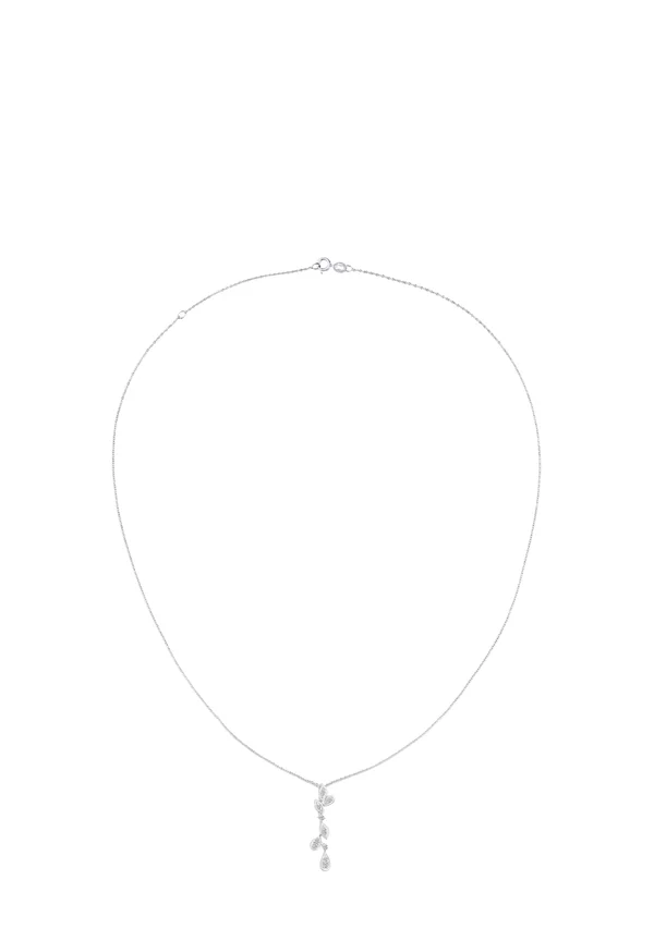 DIAMOND LEAF DESIGN - Halskette - silver-coloured