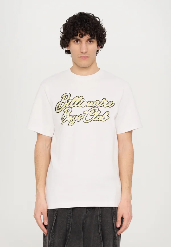 DIAMOND SCRIPT LOGO - T-Shirt print - white