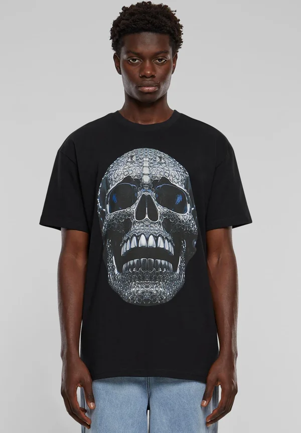 DIAMOND SKULL - T-Shirt print - black