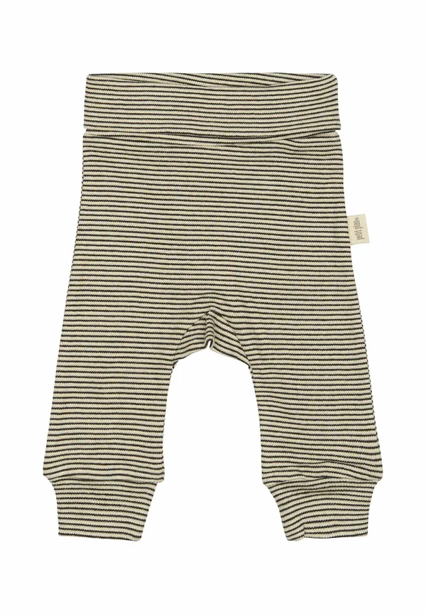 DIAN FOLD STRIPE NB NOOS - Leggings - Hosen - coffee bean dark/off white