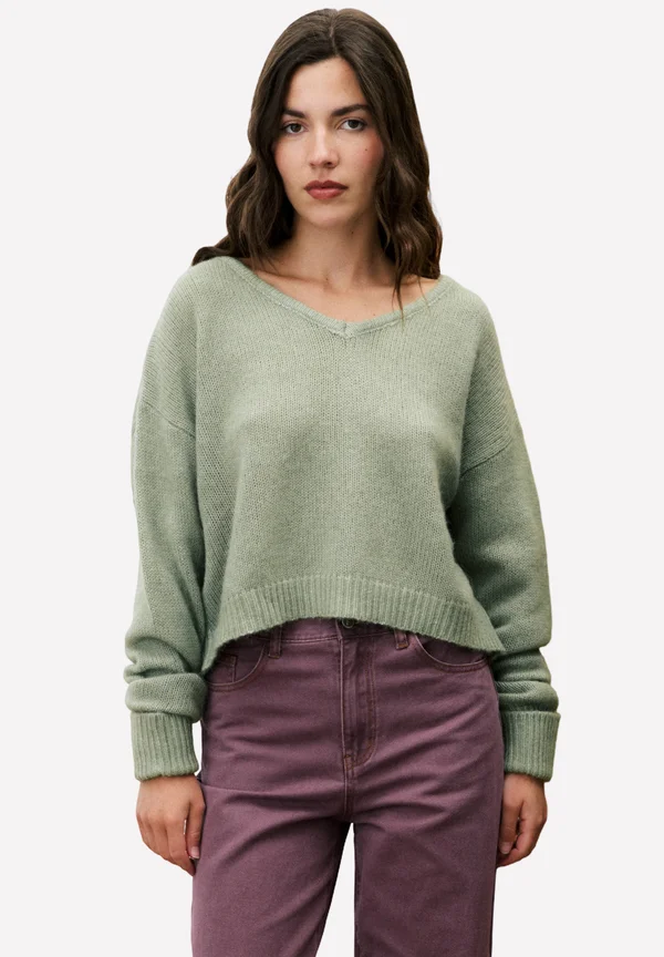 DICKENS - Strickpullover - kaki