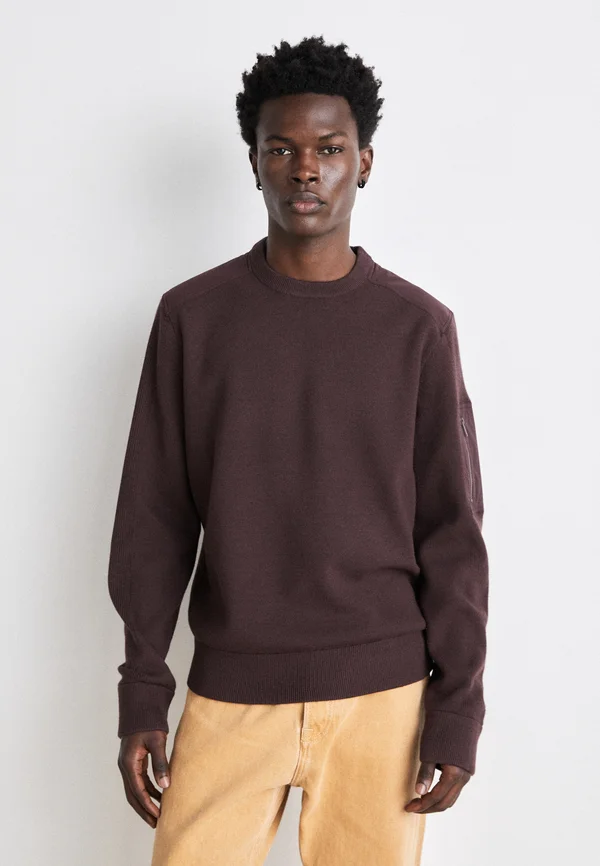 DIEGO - Strickpullover - open red
