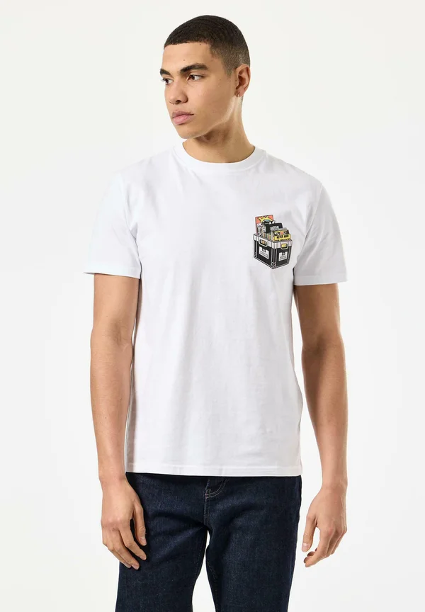 DIGGIN GRAPHIC - T-Shirt print - white