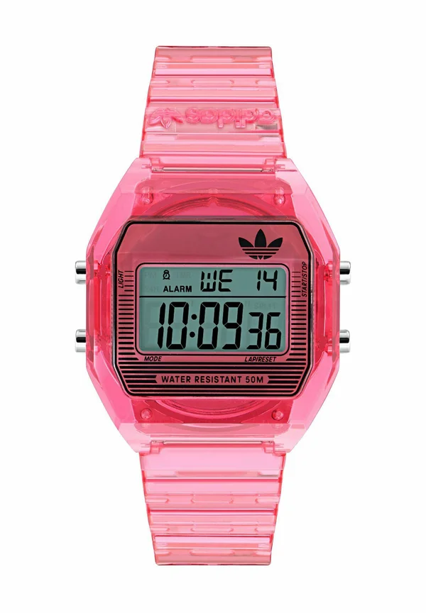 DIGITAL TWO CRYSTAL - Digitaluhr - pink