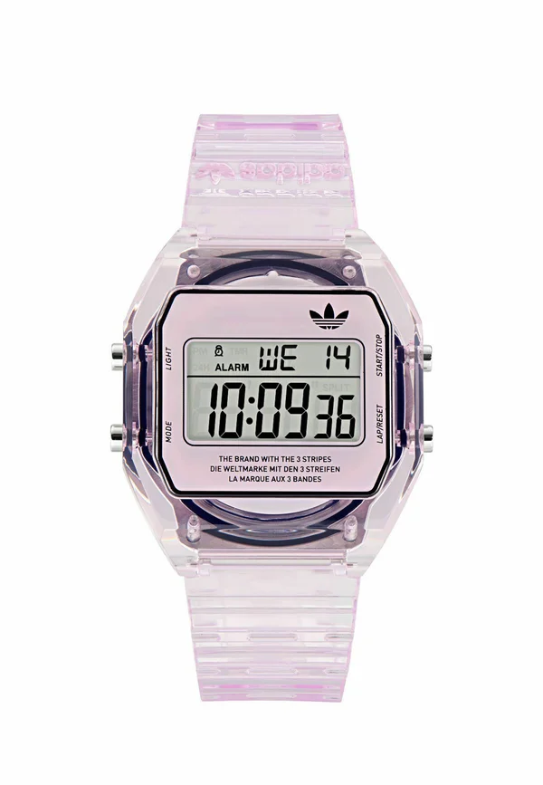 Digitaluhr - pink