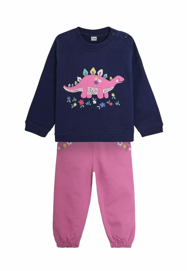 DINO APPLIQUÉ SET REGULAR FIT - Trainingsanzug - navy