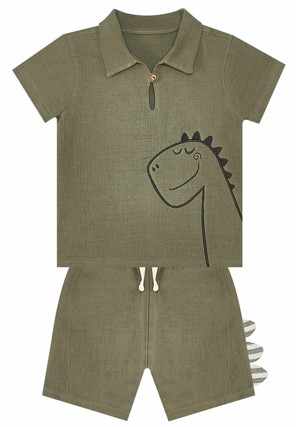 DINO SET - Hemd - khaki