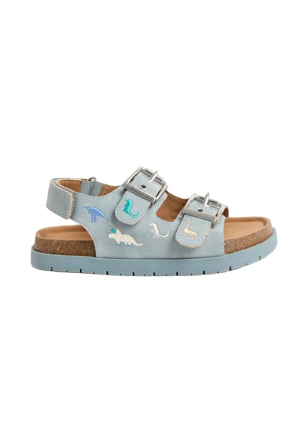 DINOSAUR EMBROIDERED SMALL - LARGE - Riemensandalette - blue mix