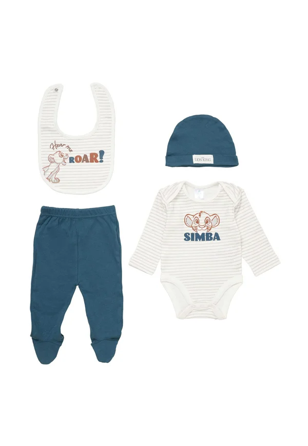 DISNEY 4TLG SET  - Mütze - blau creme