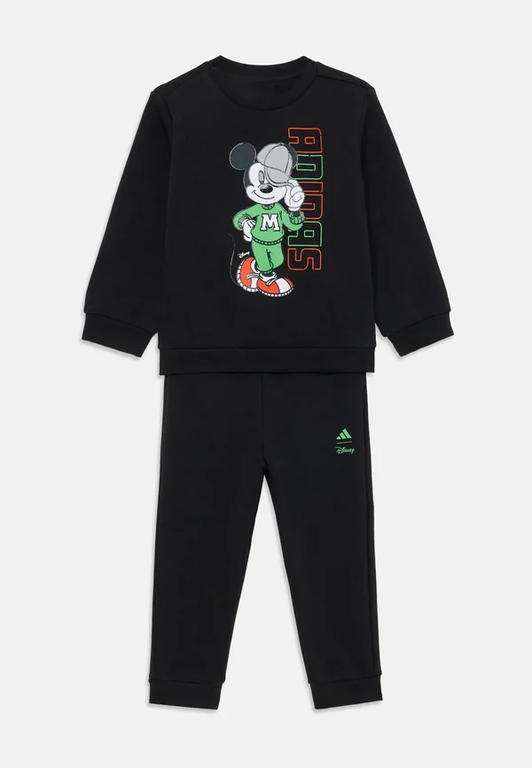 DISNEY MICKEY MOUSE UNISEX SET - Trainingsanzug - black/lime burst