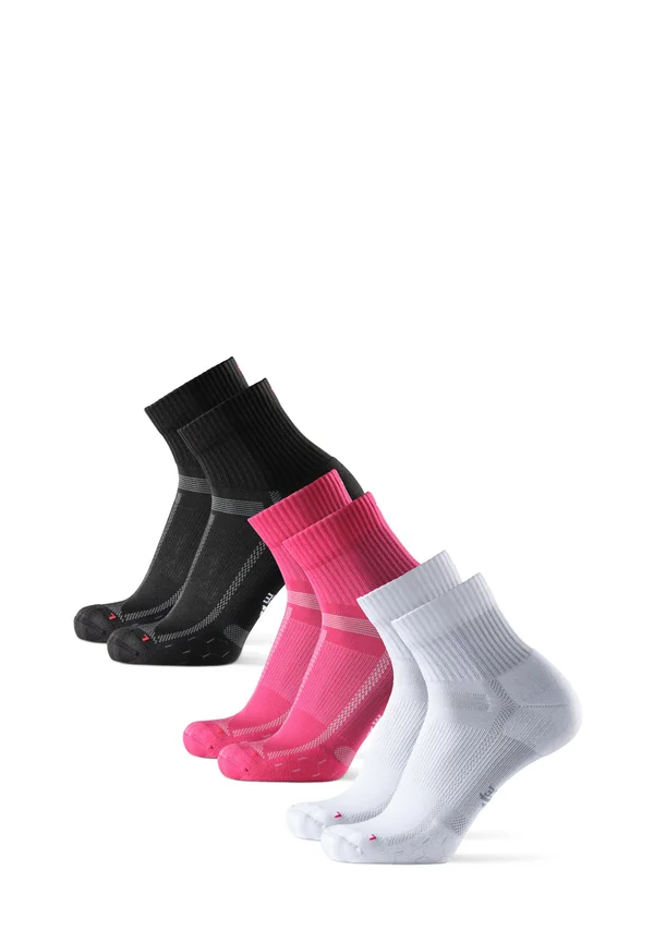 DISTANCE RUNNING 3 PACK - Sportsocken - black/pink/white