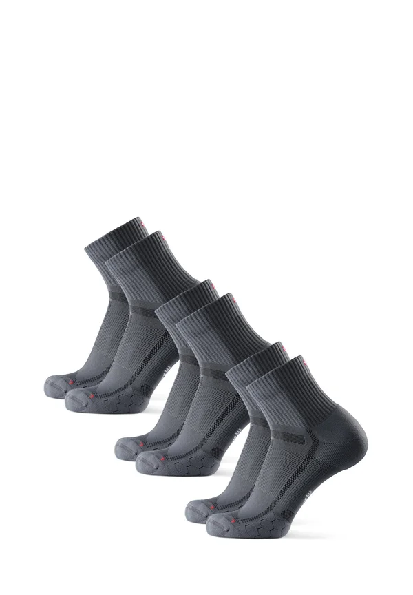 DISTANCE RUNNING 3 PACK - Sportsocken - grey/black