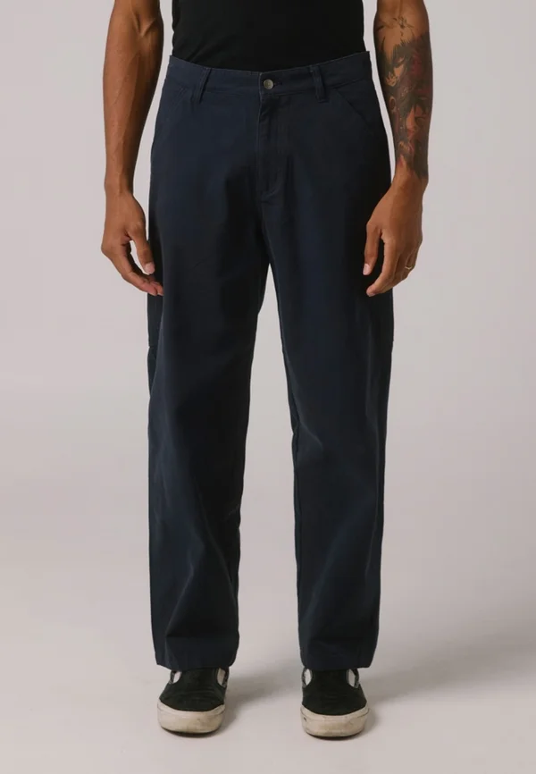 DISTEND CARPENTER PANT - Stoffhose - worn navy