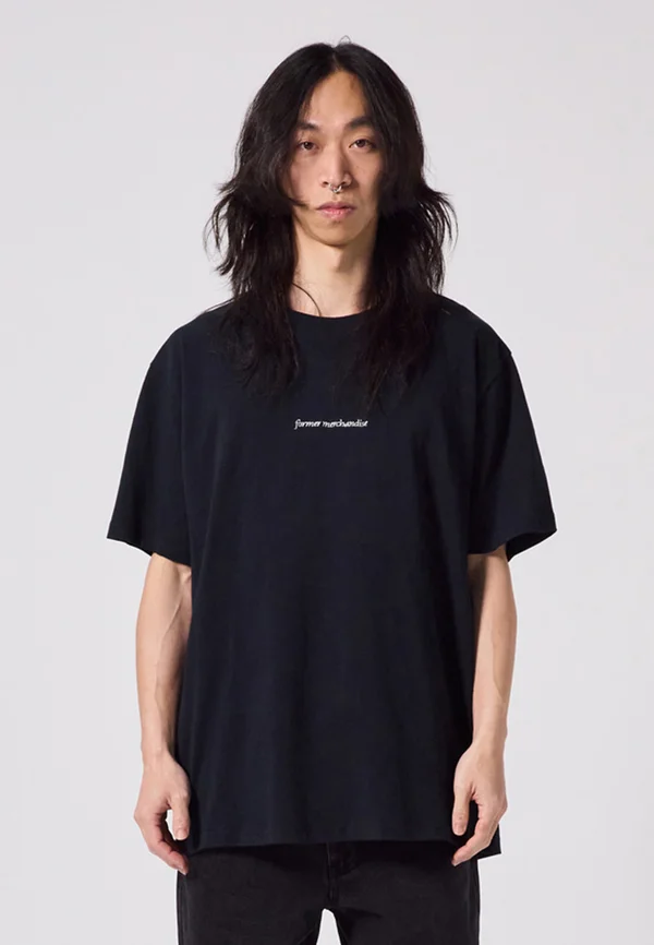 DISTORT OVERSIZED UNISEX - T-Shirt print - black