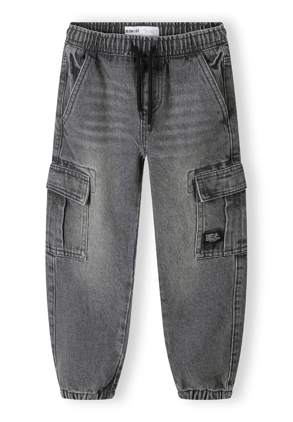 DISTRESSED - Jeans Relaxed Fit - grey denim