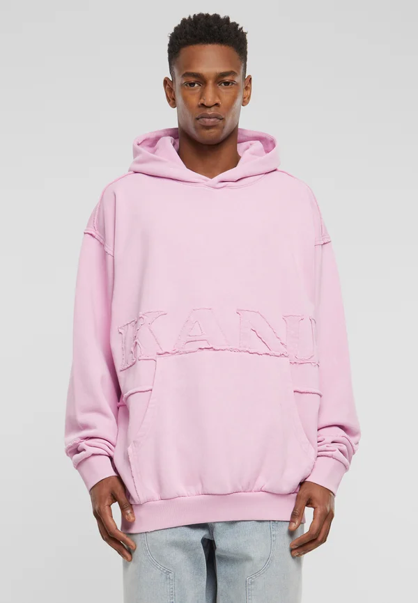DISTRESSED  - Kapuzenpullover - rose