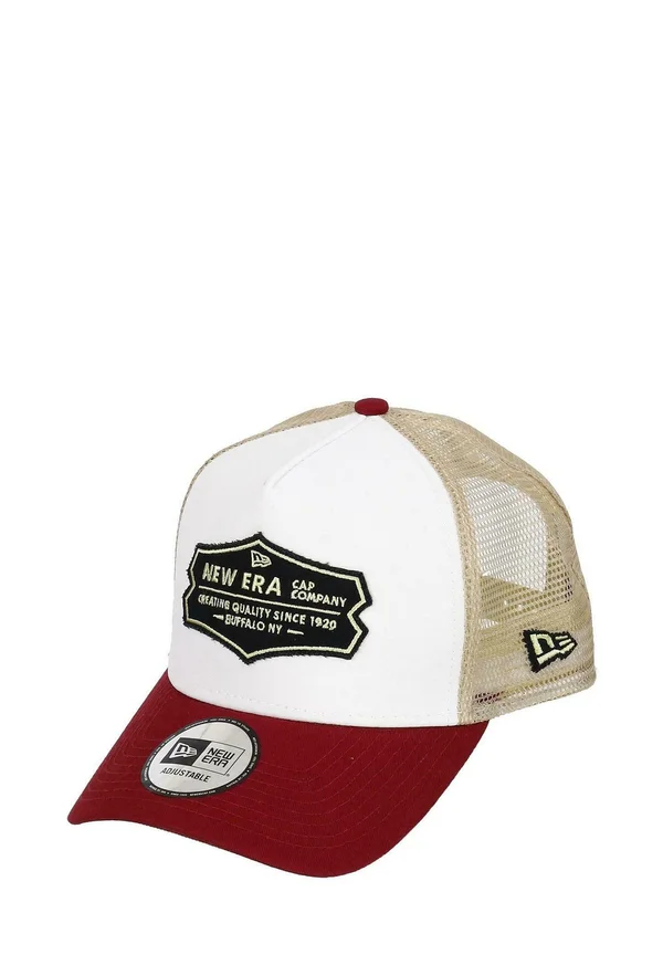 DISTRESSED PATCH A-FRAME TRUCKER - Cap - rot