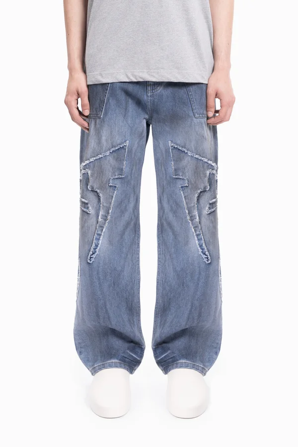 DISTRESSED UNISEX - Jeans Relaxed Fit - dark blue