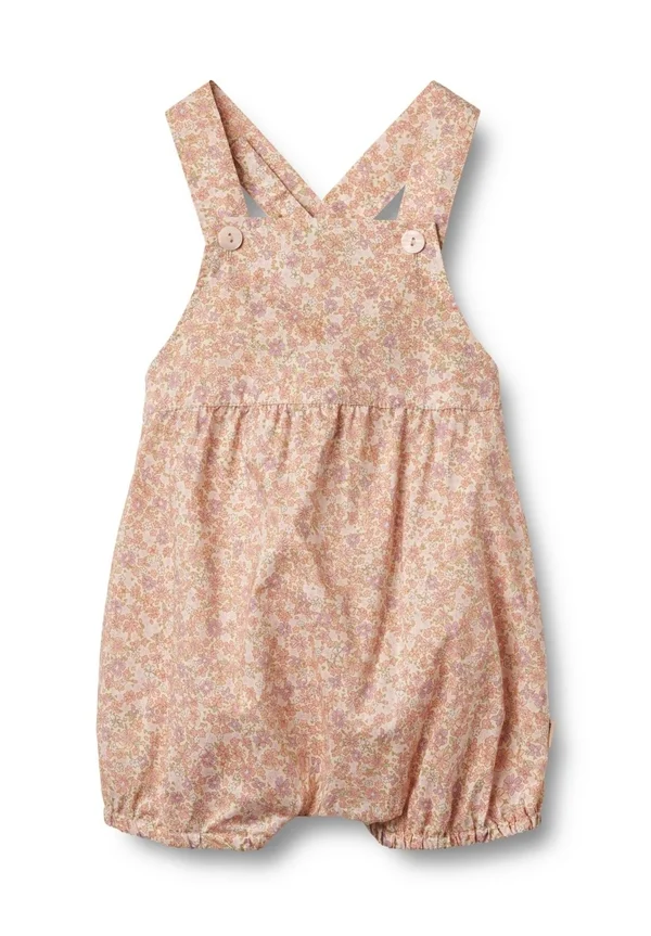 DITTE - Latzhose - lilac flowers