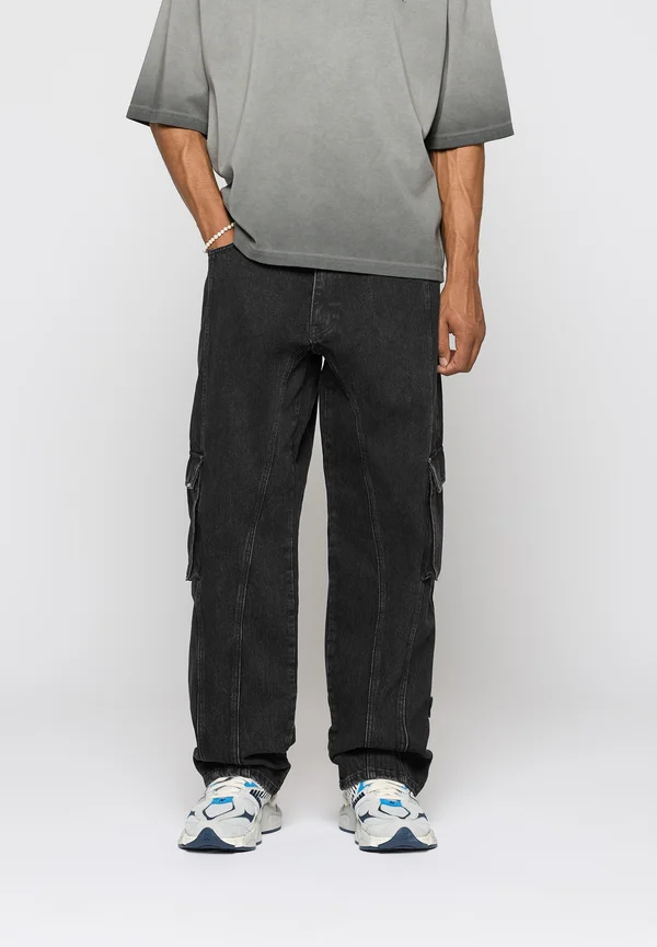 DIVIDING SEAM - Jeans Relaxed Fit - black washed