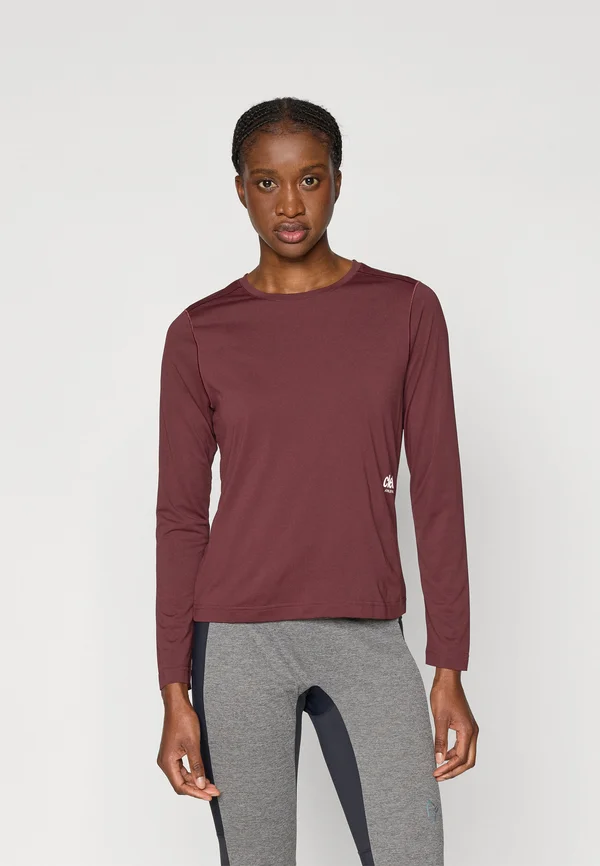 DLYLONGSLEEVE - Langarmshirt - darkwine red